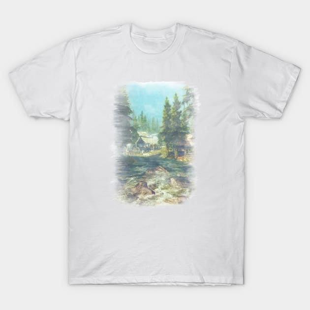 Water mill T-Shirt by TeEmporium